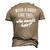 With A Body Like This Who Needs Hair Bald Dad Bod Men's 3D T-Shirt Back Print Khaki