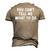 You Cant Tell Me What To Do Daughter Fathers Day Dad Men's 3D T-shirt Back Print Khaki