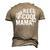 Distressed Reel Cool Mama Fishing Men's 3D T-Shirt Back Print Khaki