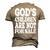Gods Children Are Not For Sale Quotes Quotes Men's 3D T-Shirt Back Print Khaki