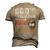 Gods Children Are Not For Sale Retro Men's 3D T-Shirt Back Print Khaki