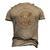Handy Dad With Bald Bearded Dad Tools And Us Flag Men's 3D T-Shirt Back Print Khaki