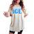 Fire And Ice Costume Halloween Family Matching Women's Oversized Comfort T-shirt Ivory