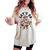 Let's Go Ghouls Cute Ghost Cowgirl Western Halloween Women's Oversized Comfort T-shirt Ivory