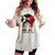 Messy Bun Mexican Flag Independence Day Woman Vintage Women's Oversized Comfort T-shirt Ivory