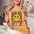 Eight Is A Vibe 8Th Birthday Groovy Boys Girls 8 Years Old Women's Oversized Comfort T-shirt Mustard