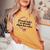 Friends Don't Let Friends Drink Bad Wine Stain T Women's Oversized Comfort T-shirt Mustard