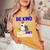 Be Kind Words Dont Rewind Anti Bullying Kindness Women's Oversized Comfort T-shirt Mustard