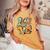 Peace Sign Love 60S 70S Costume Groovy Hippie Theme Party Women's Oversized Comfort T-shirt Mustard