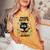 Proud Wife Of A Class Of 2023 Graduate Cool Black Cat Women's Oversized Comfort T-shirt Mustard