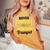 Never Underestimate A Girl With A Trumpet Band Women's Oversized Comfort T-shirt Mustard
