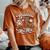 Baseball Mama Retro Groovy Baseball Softball Mom Smile Face Women's Oversized Comfort T-shirt Yam