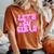Cowboy Hat Boots Let's Go Girls Western Pink Cowgirls Women's Oversized Comfort T-shirt Yam