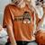 Cute Volleyball Mom Leopard Print Messy Bun Women's Oversized Comfort T-shirt Yam