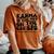 Retro Groovy Karma Is The Guy On The Chief Women's Oversized Comfort T-shirt Yam