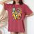 Peace Sign Love 60S 70S Costume Groovy Hippie Theme Party Women's Oversized Comfort T-shirt Chalky Mint