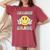 Second Grade Team Smile Face 2Nd Grade Back To School Women's Oversized Comfort T-shirt Chalky Mint