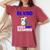 Be Kind Words Dont Rewind Anti Bullying Kindness Women's Oversized Comfort T-shirt Crimson