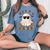 This Is Some Boo Sheet Ghost Halloween Costume Women's Oversized Comfort T-shirt Blue Jean