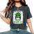 In August We Wear Green Gastroparesis Awareness Messy Bun Women's Oversized Comfort T-shirt Pepper