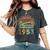 Awesome Since September 1953 Vintage 70Th Birthday Women's Oversized Comfort T-Shirt Pepper
