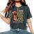 Cowgirl Boots & Hat I Cross My Heart Western Country Cowboys Women's Oversized Comfort T-shirt Pepper