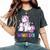 Cute Mamacorn Unicorn 2021 Rainbow Colors Women's Oversized Comfort T-Shirt Pepper