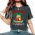 Groovy Christmas Jelly Of The Month Club Vacation Xmas Pjs Women's Oversized Comfort T-Shirt Pepper