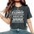 I'm Not Clumsy Sayings Sarcastic Boys Girls Women's Oversized Comfort T-Shirt Pepper