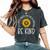 Be Kind Autism Awareness Quote Puzzle Piece Sunflower Women's Oversized Comfort T-shirt Pepper