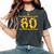 Milestone 60Th Birthday Novelty Idea Floral Women's Oversized Comfort T-shirt Pepper