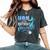 Mom Of The Birthday Mermaid Family Matching Party Squad Women's Oversized Comfort T-Shirt Pepper