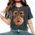 Monkey Face Breath Halloween Costume Women's Oversized Comfort T-Shirt Pepper