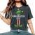 Organized Elf Matching Family Group Christmas Party Women's Oversized Comfort T-Shirt Pepper