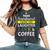 Paraprofessional Runs On Laughter Love Coffee Para Women's Oversized Comfort T-Shirt Pepper