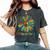 Peace Hippie Soul Daisy Flower For Nature Lover Peacemakers Women's Oversized Comfort T-shirt Pepper