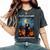 Retro Halloween As If You Could Out Halloween Me Women's Oversized Comfort T-Shirt Pepper