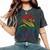Squirrels Are Love Lgbt Rainbow Pride Women's Oversized Graphic Print Comfort T-shirt Pepper