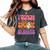 I Teach The Most Spooktacular Students Halloween Teacher Women's Oversized Comfort T-Shirt Pepper