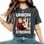 Union Strong And Solidarity Union Proud Labor Day Women's Oversized Comfort T-Shirt Pepper
