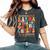 Vintage Groovy Karma Is The Guy On The Chief Women's Oversized Comfort T-Shirt Pepper