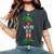 Welsh Elf Christmas Party Matching Family Group Pajama Women's Oversized Comfort T-Shirt Pepper