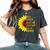 In A World Full Of Grandmas Be A Nonnie With Sunflower Women's Oversized Comfort T-shirt Pepper