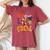4Th Grade Boo Crew Teacher Student Halloween Costume 2023 Women's Oversized Comfort T-Shirt Crimson