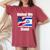American Flag Israel Flag United We Stand For And Women's Oversized Comfort T-Shirt Crimson