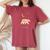 Angie Name Personalized Retro Mama Bear Women's Oversized Comfort T-Shirt Crimson