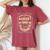 August 1990 33Rd Birthday 33 Year Old Women's Oversized Comfort T-Shirt Crimson