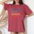 Awesome Since August 1953 70Th Birthday 70 Year Old Women's Oversized Comfort T-Shirt Crimson