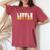 Big Little Sorority Sister Reveal Week Women's Oversized Comfort T-Shirt Crimson
