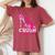 Crush Breast Cancer Awareness High Heel Pink Ribbon Women's Oversized Comfort T-Shirt Crimson